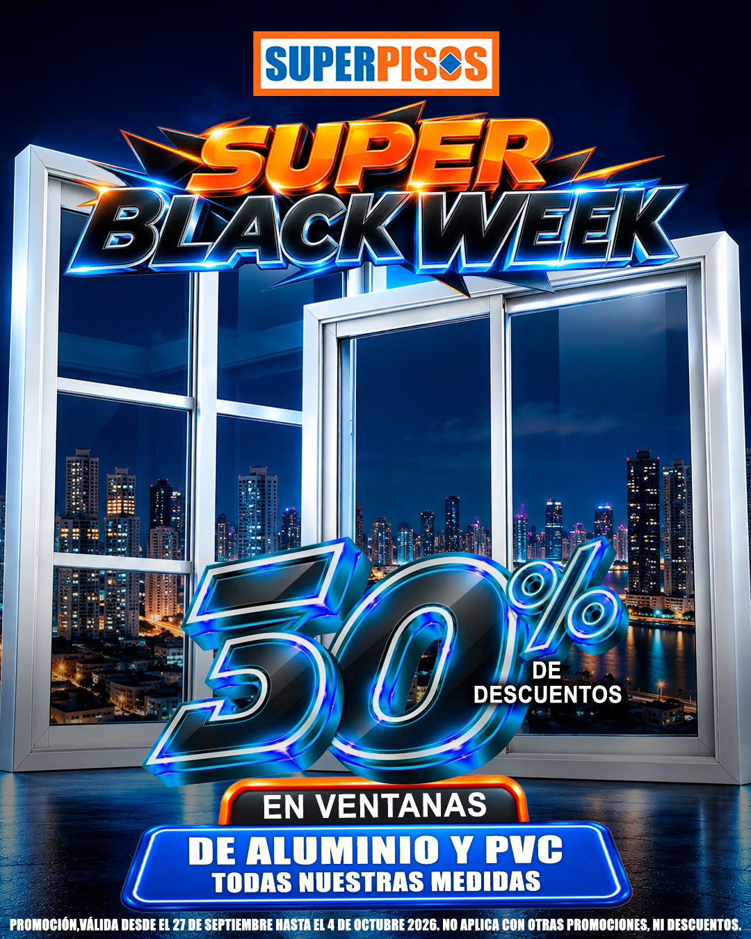 Black week ventanas promo